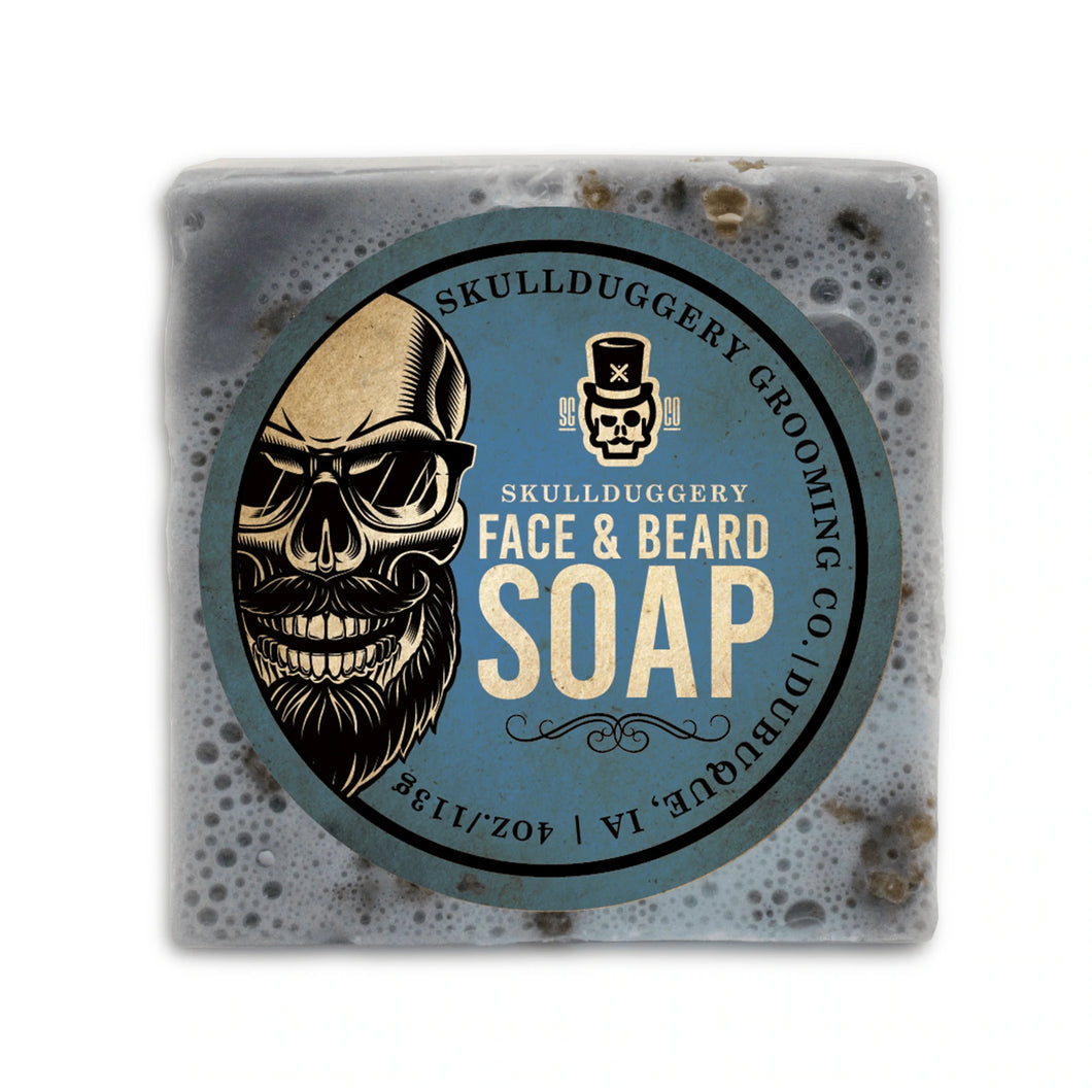 Skullduggery Face and Beard Soap
